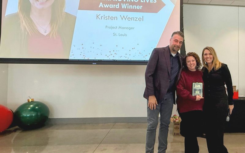 Kristen Wenzel Improving Lives Award Winner
